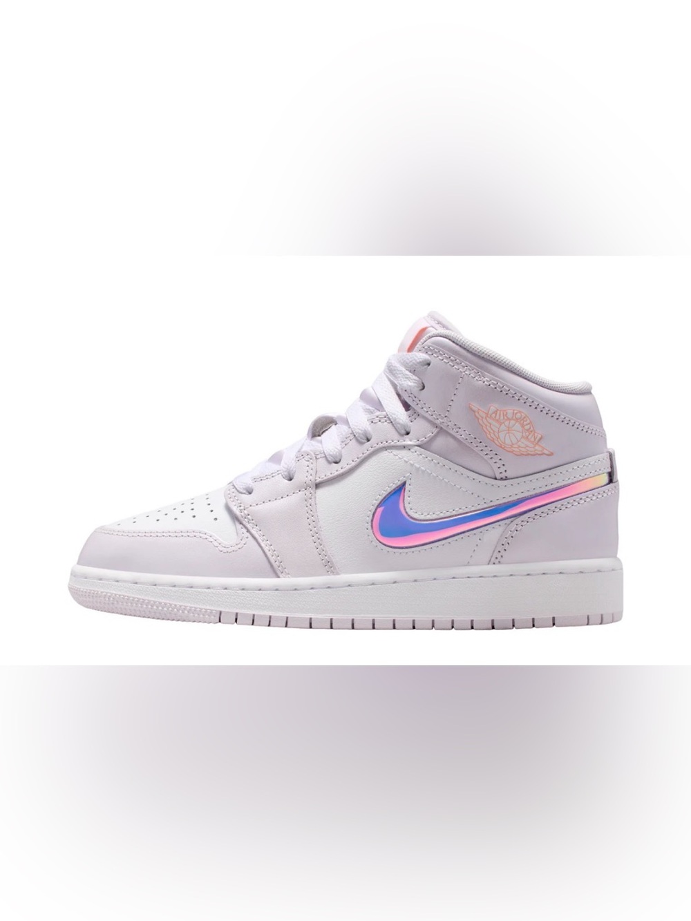 Air Jordan 1 Mid Barely Grape/Atomic Pink 6.5 Y / 7.5-8 women